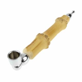 【柘製作所】日本進口-小粹-竹-煙管(鍍鉻款)