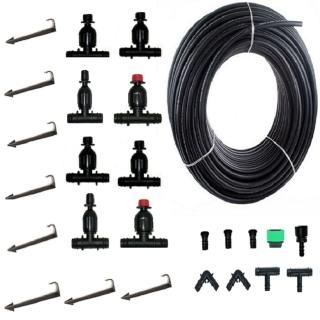 【灑水達人】16mm PE管10公尺可調滴頭套裝組合