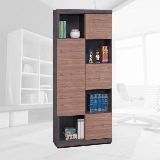 【樂和居】羅德柚木雙色書櫃