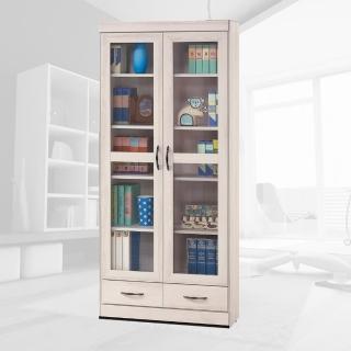 【樂和居】海蘭白栓木2.6尺下抽書櫥櫃