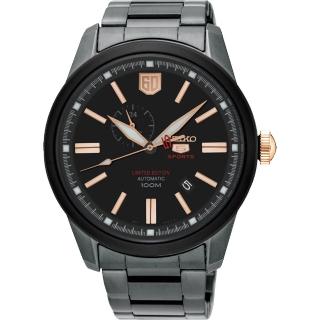 【SEIKO】精工 5號盾牌60週年限定版機械錶-鐵灰/44mm(4R37-01G0K  SSA317J1)