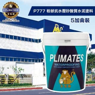 【金絲猴】《底漆》粉狀抗水壓矽酸質水泥塗料P-777(5加侖裝)