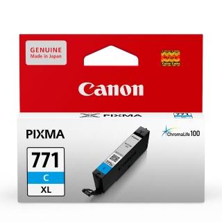 【CANON】CLI-771XL-C 原廠藍色高容量墨水匣(速達)