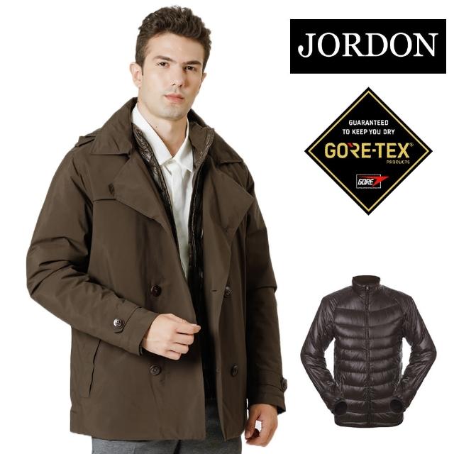 【真心勸敗】MOMO購物網【JORDON 橋登】老公出差中長版風衣 GORE-TEX+鵝絨二合一外套(1111)推薦momo 500折價券