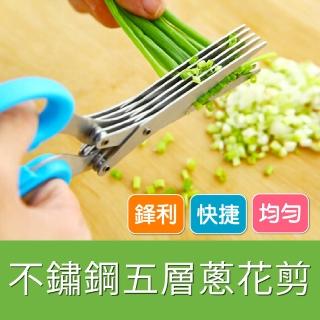 【廚房必備】不鏽鋼 五層剪刀(創意用品 碎紙剪 五層剪刀 碎食剪 料理剪刀)