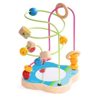 boby木製花朵串珠玩具(木製玩具)