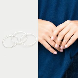 【GORJANA】尾戒 指節戒 銀色 三環戒 可分開配戴(三環戒 可分開配戴)