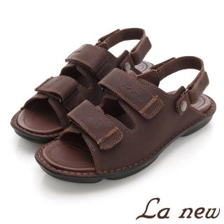 【La new】雙密度氣墊涼鞋(男216055121)