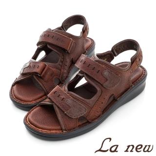 【La new】雙密度氣墊涼鞋(男214055024)