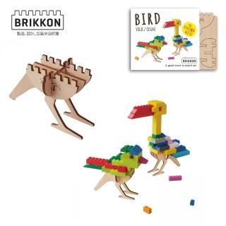 【BabyTiger虎兒寶】荷蘭 BRIKKON(益智遊戲板 啾啾小鳥兒)