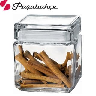 【土耳其Pasabahce】玻璃磚塊形儲物罐(750cc)