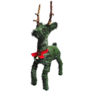 【聖誕裝飾品特賣】24吋綠色鈴鐺小鹿