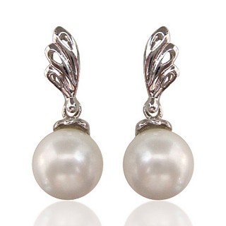 【小樂珠寶】3A南洋深海貝珍珠耳環(流行關鍵大推薦)