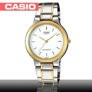 【CASIO 卡西歐】簡約時尚_雙色不鏽鋼錶帶_生活防水_礦物玻璃_氣質指針女錶(LTP-1131G)