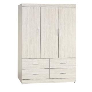 【Bernice】凱特4.1尺三門四抽衣櫃