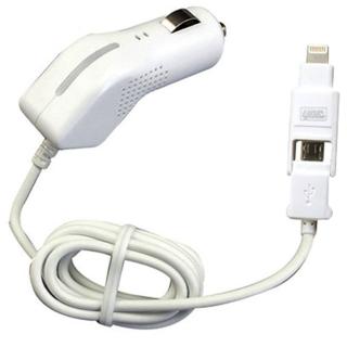 【YAC】Lightning-MicroUSB轉換車用充電器 TP-193(汽車|Apple蘋果|充電器)
