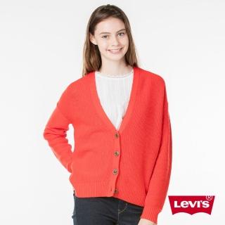 【Levis】女裝 針織外套 / 長版