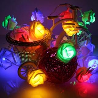 LED-彩色浪漫玫瑰燈串(情人節.聖誕節.婚禮.生日.派對.佈置必備)