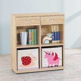 【BODEN】傑寶2.7尺多功能置物櫃-送造型收納箱2入(兩色可選)