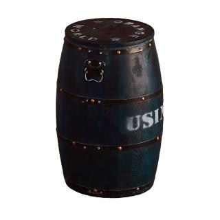 【BODEN】特色木桶收納椅凳(四色可選)