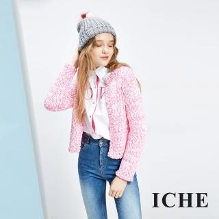 【ICHE 衣哲】針織毛線開襟衫 兩色
