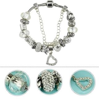 【米蘭精品】潘朵拉元素串珠手鍊流行飾品(水晶精緻熱銷母親節情人節生日禮物2款73ay54)