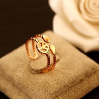 【米蘭精品】玫瑰金戒指流行飾品(時尚高貴復古流行七夕情人節生日禮物73by37)