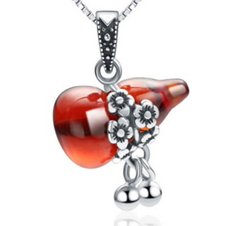 【米蘭精品】項鍊鑲鑽流行銀飾品(可愛精緻百搭母親節情人節生日禮物73am44)