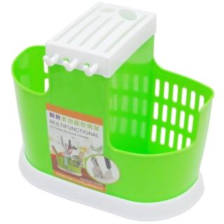 【月陽】多功大容量瀝水式刀具架餐具架收納架(KL8027)