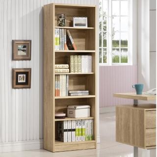 【COMDESK】六格高櫃-3D木紋-淺木色(書櫃/收納櫃)