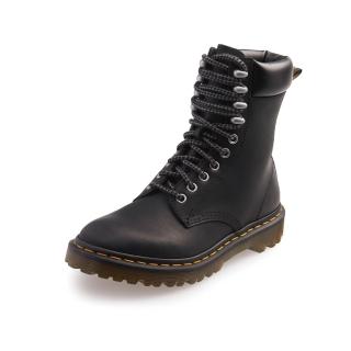 【Dr.Martens】PADTEN-綁帶霧面馬汀靴-女款-黑色