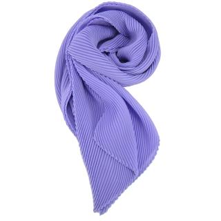 【ISSEY MIYAKE 三宅一生】PLEATS PLEASE亮絲筆管型脖圍(粉紫)
