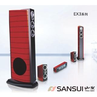 【SANSUI 山水】優雅尊爵Hi-END家庭劇院組(EX3)
