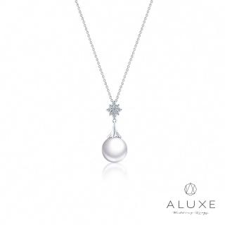 【A-LUXE 亞立詩】寵愛系列 18K鑽石AKOYA珍珠項鍊