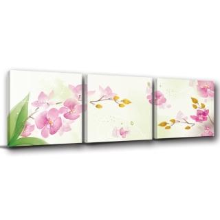 【123點點貼】三聯式無痕壁貼防潑水重覆黏貼不殘膠藝術創意壁飾-30x30cm(1811945-5)