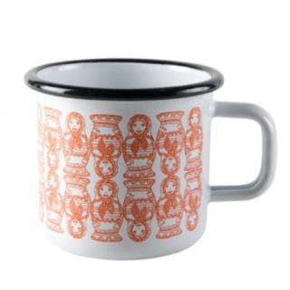 【芬蘭Muurla】俄羅斯娃娃琺瑯馬克杯370cc(咖啡杯/琺瑯杯)