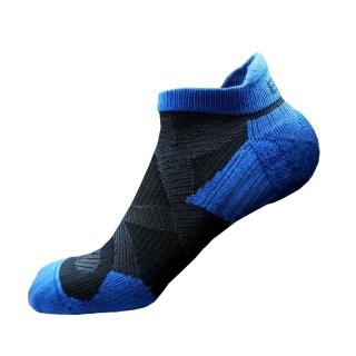 【EGXtech】強化穩定壓縮踝襪 2X系列(黑藍2雙入)