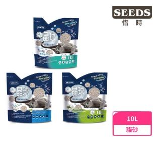 【Seeds 聖萊西】奈米銀粒子晶球貓砂 10L