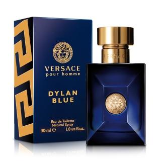 【Versace 凡賽斯】狄倫 正藍男性淡香水-30ml