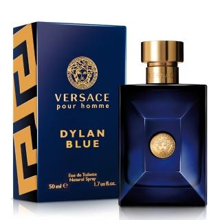 【Versace 凡賽斯】狄倫 正藍男性淡香水-50ml
