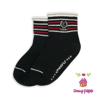 【annypepe】兒童純棉短襪-橫條款