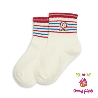 【annypepe】兒童純棉短襪-橫條款