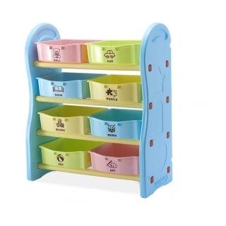 【IDEA】歐規安全兒童四層玩具收納架(小組)