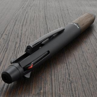 【UNI】Jetstream PURE MALT 4+1 MSXE5-2005-07橡木桶樽材握把黑色多機能溜溜筆