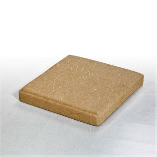 【CLEO】四方墊防潑水緹花布/乳膠皮/加2件布套(4入)