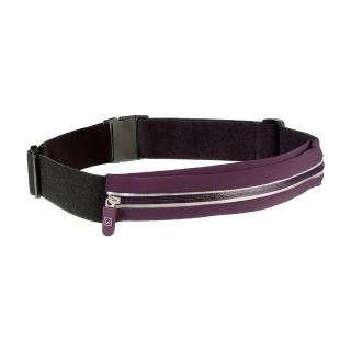 【Go Travel】貼身彈性腰包-紫+黑