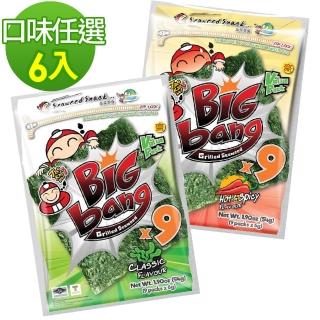 【泰國小老板】超級大海苔超值包54g_任選6入(原味/辣味)