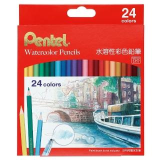 【PENTEL】百點CB9-24TW水溶性色鉛筆-24色