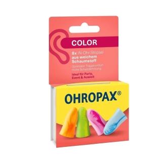 【Ohropax】CE歐盟認證 德國 Ohropax Color 隔音消音抗噪舒適耳塞