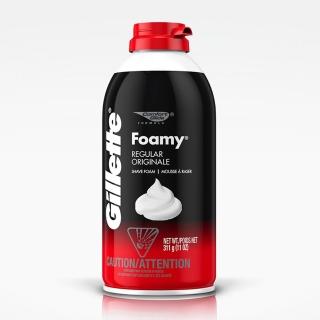 【美國 Gillette】刮鬍泡-紅瓶(311g/11oz)